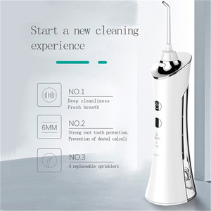 5 ugelli Flosser d'acqua portatile ad alta Frienquency impulso flusso d'acqua Cordless odontoiatrico per la cura orale irrigatore - Product Image 3
