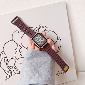 For <strong>Apple</strong> Watch Silicone Strap Hand case 2-in-1 Set 7se8 ForApple Silicone Strap - Product Image 2