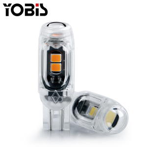 YOBIS T10 3030 New <strong>Led</strong> Internal Luz De Bombillos High Bright License Plate Light W5w Canbus Non-polar Decoding Small Width Lamp - Product Image 1