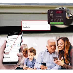 Phổ RX-MULTI tuya Wifi chuyển đổi thông minh cửa nhà để xe Cổng điều khiển từ xa Receiver 300-868MHz 315Mhz 433Mhz 868MHz 9-30V 85-250V - Product Image 5