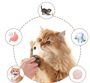 Juguetes para gatos Silvervine Chew Stick Kitten Treat Catnip Toy Kitty Natural Stuff con Catnip para limpiar los dientes - Product Image 5
