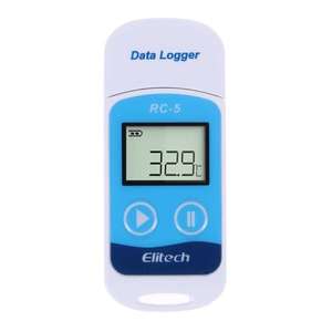 RC-5 Elitech-registrador de datos de temperatura, registrador de datos de temperatura en tiempo Real, PDF, USB - Product Image 1