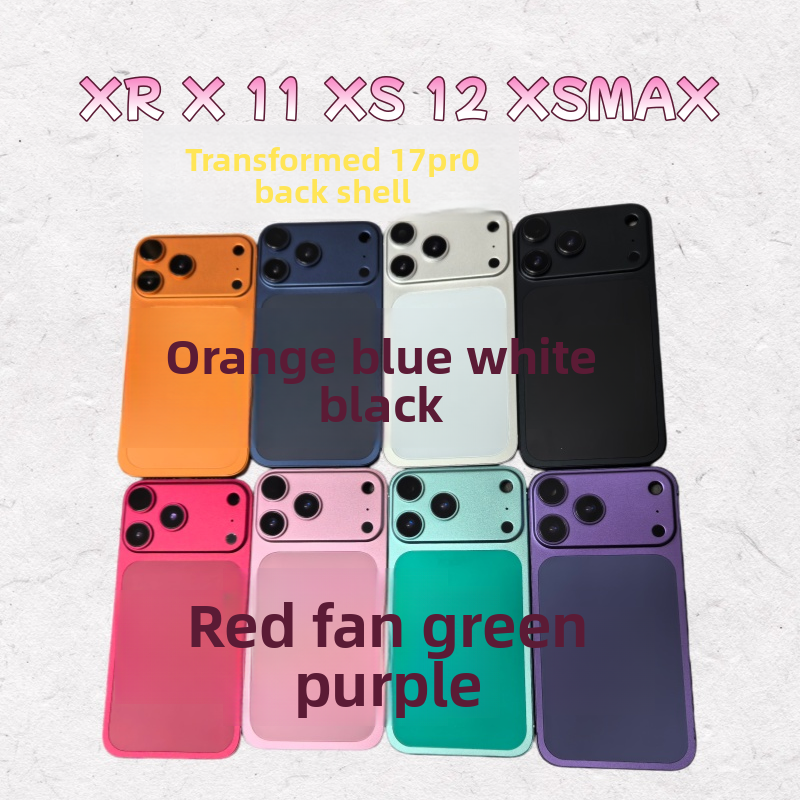 XR cambiado a 15 rosa.