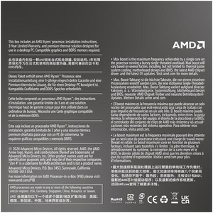 <strong>AMD</strong> R5 8400F (4.2 GHz) R5 8000 Series 6-Core/12-Threads Socket AM5, 65W Processor Brand New Computer CPU Box/tray -100-100001591 - Product Image 6