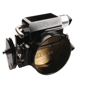 High Flow Billet Black Silver Aluminum 102mm Throttle Body TPS <strong>IAC</strong> Throttle Position <strong>Sensor</strong> for LS1 LS2 LS3 LS6 LSX - Product Image 1