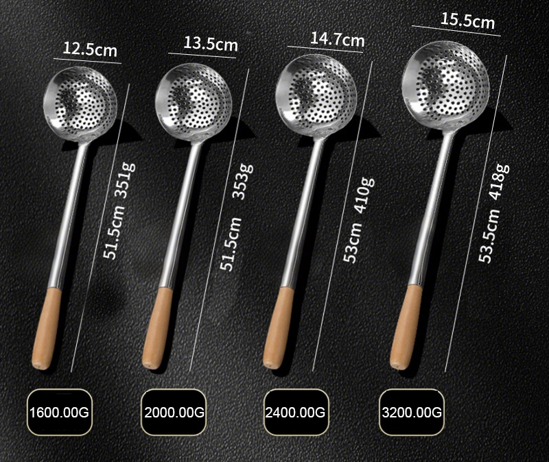 2000.00G Spoon leakage(Wood handle)