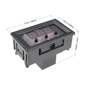 Termostato Digital DC 12V W1209, placa de Control de temperatura, rojo, azul, verde, LED, impermeable, Sensor NTC, módulo controlador de termómetro - Product Image 5