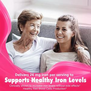 2025 baru pasokan pabrik Gummies besi Bisglycinate suplemen diisi Gummies untuk mendukung kesehatan darah - Product Image 6