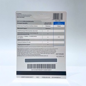 Văn phòng chuyên nghiệp cộng với phiên bản thẻ khóa 2021 với giấy phép khóa kích hoạt trực tuyến toàn cầu-Nhà máy thẻ 1PC niêm phong mới - Product Image 4