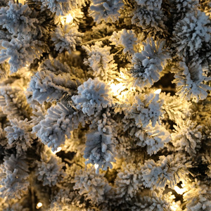 1.8/2.1M Trắng PVC Đổ Xô Cây Giáng Sinh Phát Sáng Tuyết Trang Trí Đồ Trang Trí Cho Nhà Giáng Sinh Hàng Hóa - Product Image 3