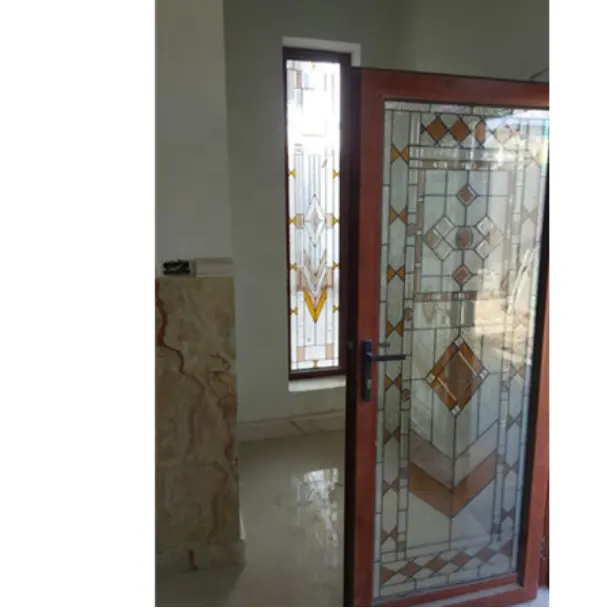 Stained Glass Smussatura Cluster Pannello per Porte E Finestre