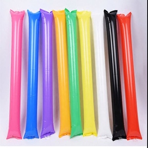 Fabrika hızlı kargo özel kalın PE 10*60cm stadyum gürültü makinesi şişme tezahürat balon klaket el oyunları için Sticks - Product Image 5