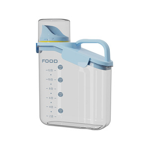 Recipiente De Armazenamento De Alimentos De Barril De Arroz Plástico Transparente Eco-Amigável para Armazenamento De Arroz De Farinha De Dispensador De Cereais De Grão