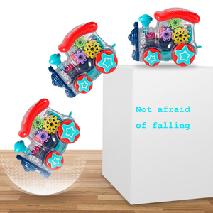 <strong>Simulation</strong> Gear Mechanical <strong>System</strong> Racing 3D Light <strong>Dynamic</strong> Music Electric Universal Wheel Transparent Gear Concept Racing Train - Product Image 5