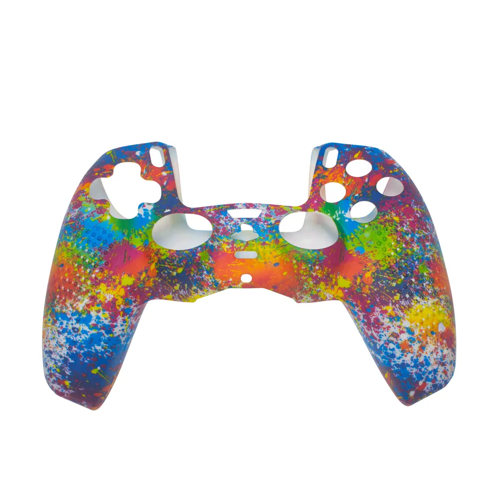 Custodia in Silicone personalizzato custodia Controller ammorbidire Silicone fai da te A B lato custodia in Silicone per PS5 Controller