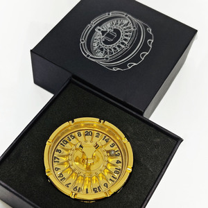 May mắn D20 kim loại chống căng thẳng la bàn <span class=keywords><strong>Fidget</strong></span> <span class=keywords><strong>Spinner</strong></span> Xúc xắc xoay cho vai trò chơi Trò chơi unisex 14 năm & Up - Product Image 1