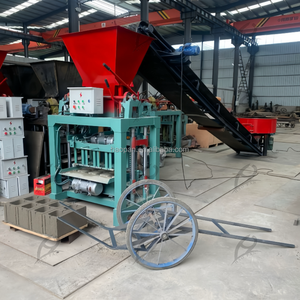 4-40A <strong>Interlock</strong> <strong>Block</strong> Making Machine for Cement Brick Molding for Cinder Sand Motor Core Component for Carton Brick Construction - Product Image 6