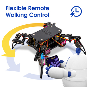 <span class=keywords><strong>Arduino</strong></span> Bionic Quadruped Spider Explorer Kit多機能DIYビルディングスマートおもちゃ用ACEBOTT科学ロボット玩具