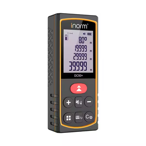 เครื่องวัดระยะเลเซอร์แบบดิจิตอล50เมตรสวิตช์แสดงผล LCD แบบพกพาสะดวกวัดระยะทางได้สะดวก - Product Image 3