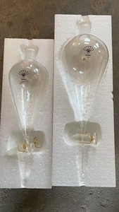 Distributeur de barre de parfum en verre Flacon d'impression logo 50ml-20000ml Entonnoir liquide de séparation en forme de poire avec valve en verre ou en PTFE - Product Image 6