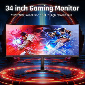 Vtex 34 inç Lcd monitör 144Hz 165 Hz bilgisayar ekranı oyun kavisli ekran monitör - Product Image 2