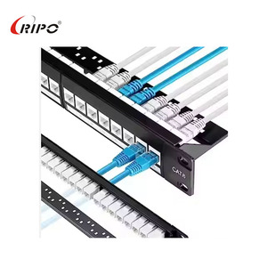 24-Port Cat6 Unshielded <strong>Patch</strong> <strong>Panel</strong> High-Speed 10Gbps for SMB/Office <strong>Networks</strong> Metal 1U Rack Mount Tool-Free Installation