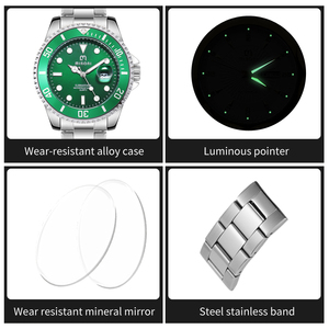 Wholesale Luxury Chronograph Quartz Wrist <strong>Watches</strong> Waterproof <strong>Watch</strong> For Men - Product Image 2