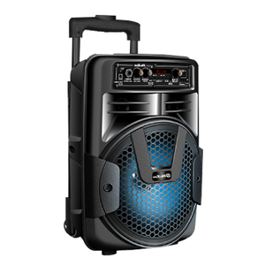 8 Inch Portable Trolley DJ Speaker System with RGB LED Light Outdoor Subwoofer Sound Box 15W <strong>Output</strong> Power for <strong>Computer</strong> Use - Product Image 2