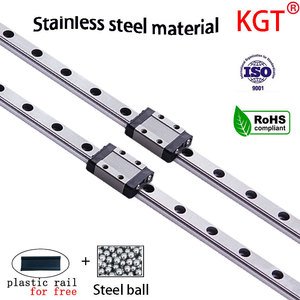 Stainless Steel <strong>Linear</strong> <strong>Guide</strong> MGN7 12 15 9 <strong>Block</strong> 30mm to 1000 Rail Carriage 3d Printer Part <strong>Miniature</strong> Bearings - Product Image 2