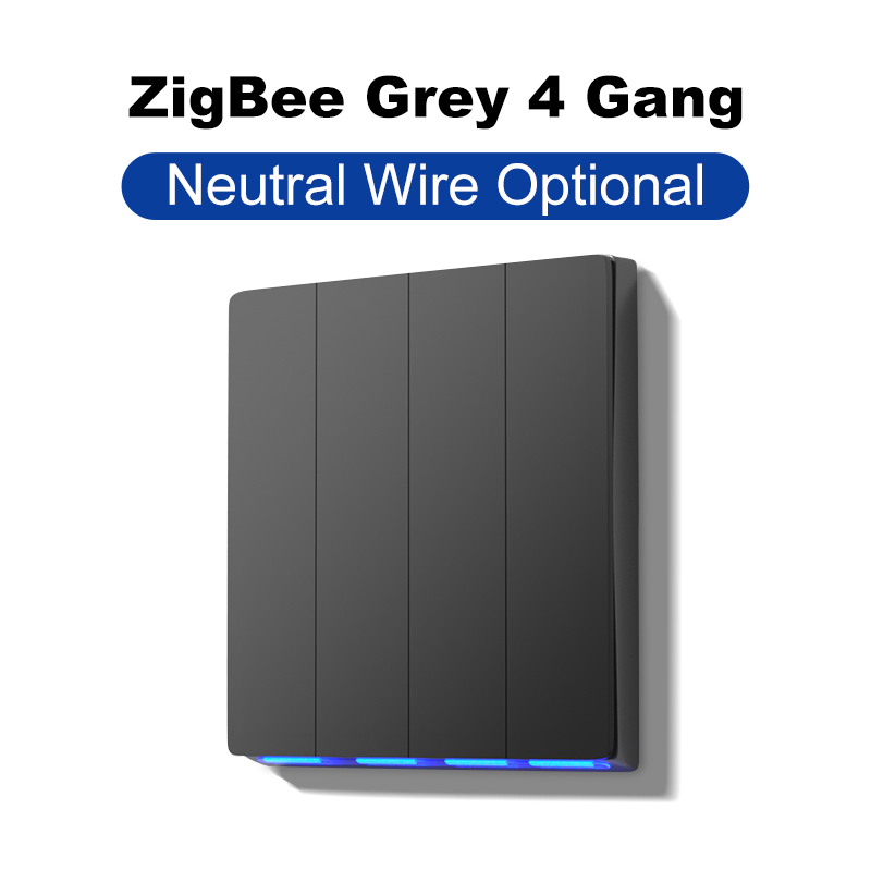 Grey(ZigBee EU-4 Gang)