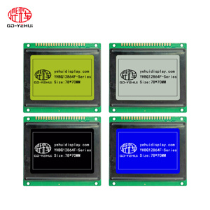 Carattere di 12864 della pannocchia di fabbricazione cinese 78*70MM di alta qualità 12864 Display grafico a perno modulo retroilluminazione pannello LCD - Product Image 5
