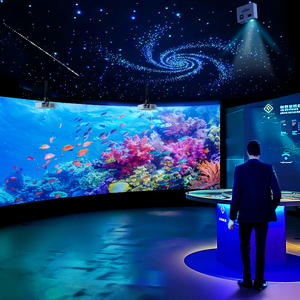 Proyección de sala inmersiva de imágenes de alta definición Experiencia visual de 360 grados, sala de exposiciones avanzada con sensor de radar. - Product Image 6