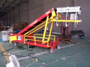 Transportador de cinta de sistema de descarga de carga del fabricante de PVC flexible de elevación automática para uso doméstico plantas de fabricación minorista - Product Image 2