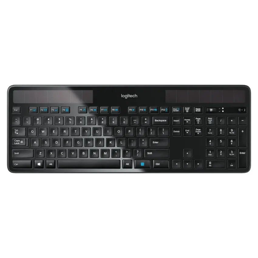 Tastiera solare Wireless originale Logitech K750 2.4GHz Wireless con ricevitore unificante USB tastiera Wireless ultrasottile