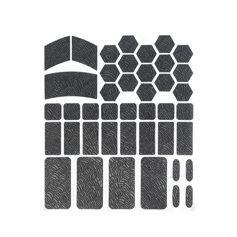 Édition joueur/motif vague noir style r/1 pièce