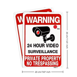 Kích thước khoảng 8x12 inch tùy chỉnh in cảnh báo giao thông tin đăng nhôm tên nơi kim loại Đăng tùy chỉnh thông báo mảng bám - Product Image 2