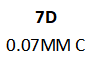 7D 0.07MM C