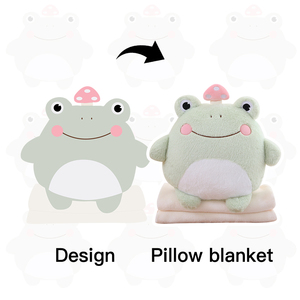 ぬいぐるみぬいぐるみ恐竜豚人形枕カスタムソフトウサギカエルぬいぐるみ枕毛布 - Product Image 4