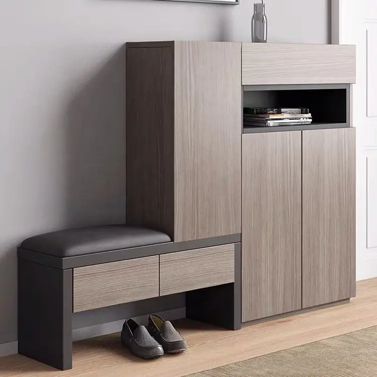 Cheap Hot home furniture Sala de armazenamento Shoe Cabinet Prateleira sapateira de madeira