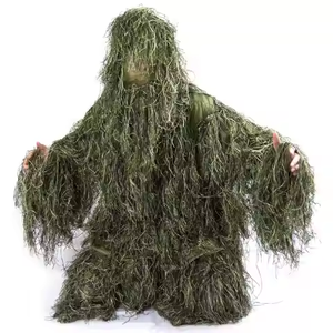 Bộ đồ ngụy trang chiến thuật Ghillie Suit săn bắn rừng 3D sa mạc rừng cây, trang phục ngụy trang bắn tỉa, quần áo ngoài trời, đồng phục, dụng cụ - Product Image 3