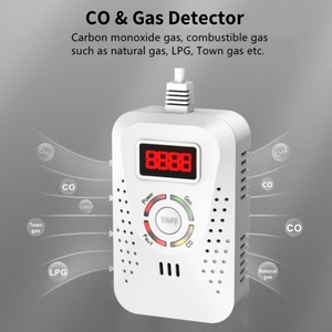 AC DC <strong>Fixed</strong> Multi Gas Leak <strong>Detector</strong> Battery 9V LPG Gas and <strong>CO</strong> 2 in 1 Gas <strong>Detector</strong> Alarm Working With Solenoid Valve - Product Image 2