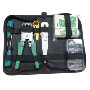 11 in 1 ağ araç kiti taşınabilir Ethernet kablosu Crimper kiti Ethernet sıkma aracı güç aracı kombinasyonu kitleri - Product Image 4