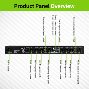 Loa hệ thống âm thanh DJ chuyên nghiệp RAYHAYES 234, kim loại, stereo 2 đường tiếng, mono 4 đường tiếng, bộ phân tần âm thanh, lọc cao tần, loa siêu trầm, sân khấu - Product Image 6