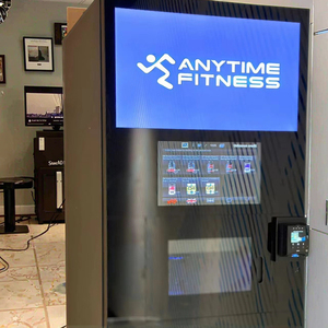 Macas điều kiện mới phòng tập thể dục câu lạc bộ thể dục ngoài trời protein Lắc lạnh uống Máy bán hàng tự động máy nén làm mát màn hình cảm ứng - Product Image 1