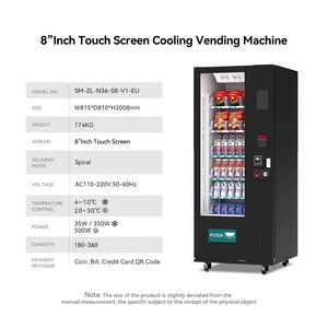 深圳24小时自动售货机中国商店机器经销商自动饮料销售自动售货机 - Product Image 3