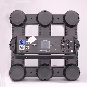 AOPU 9*40w RGBW 4In1 Led yıkama mobil DJ aydınlatma 9 gözler renkli işın kör DMX LED matris paneli sahne ışıkları - Product Image 5