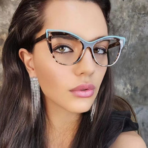 Kaş düz ayna 2024 yeni optik gözlük moda anti-mavi ışık gözlük çerçeve