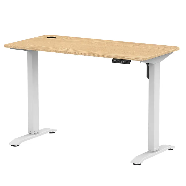 Base eletrônica ergonômica ajustável em altura, mesa de montagem com 2 pernas, quadro de mesa com motor único