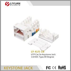 LIYUAN LY-KJ5-10 telekom parçaları 110 IDC PCB Jack Rj45 ağ jakı Cat5e konektörü - Product Image 2