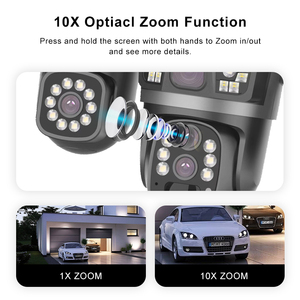 Máy dò khói máy ảnh Wifi bé Màn hình máy ảnh âm thanh hai chiều máy ảnh video gia đình máy ảnh zoom máy ảnh 360 mini máy ảnh Pan Tilt Zoom máy ảnh - Product Image 3